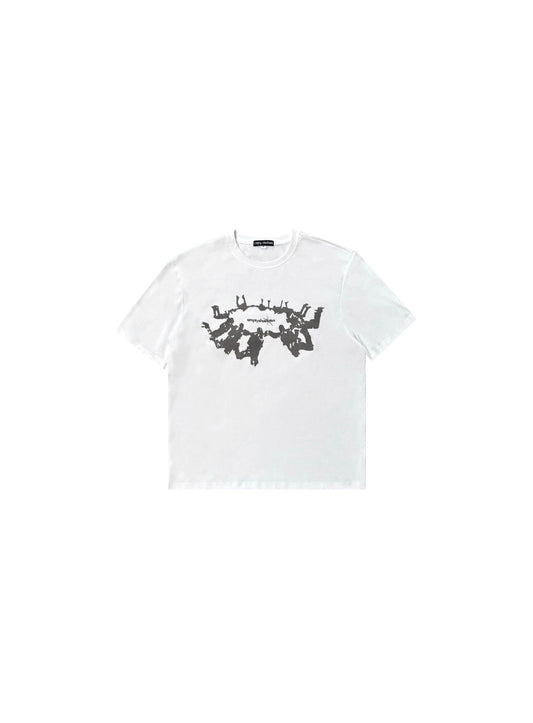 WHITE PARACHUTE TEE