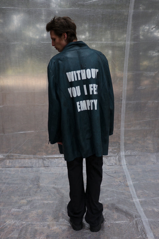 1 of 1 Blue Leather Jacket