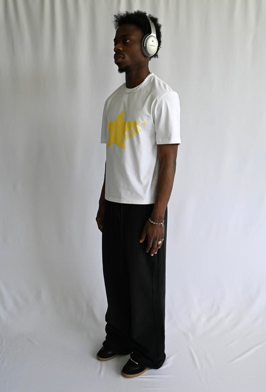 WHITE STAR TEE