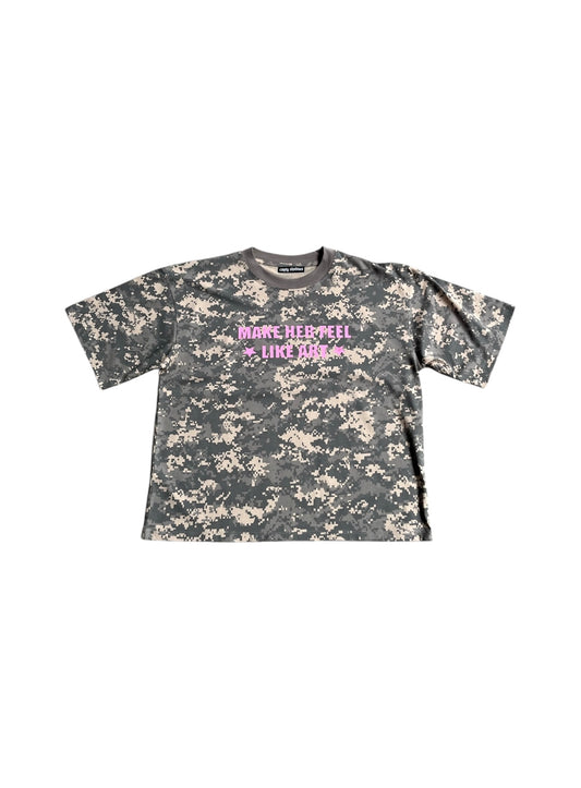PINK CAMO TEE